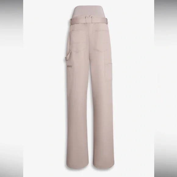 Alaia Cargo pants Stretch Cotton Garbadine Tan FR40 US8 NWT - Picture 5 of 7